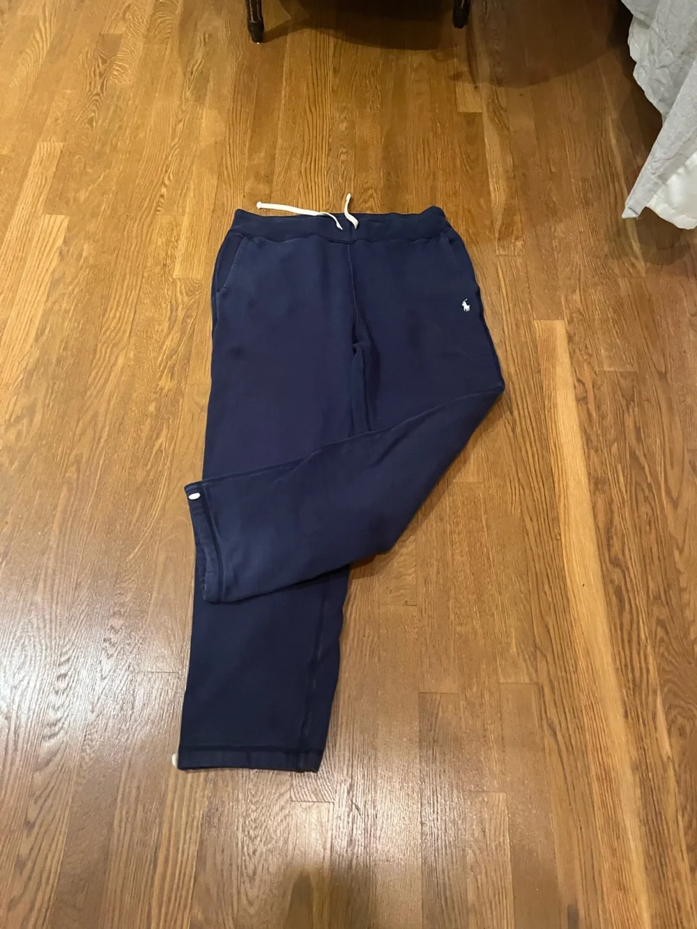 Polo by Ralph Lauren Navy Sweatpants with Yellow Tag